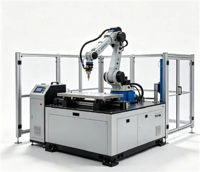 Cellule de soudage laser robotisée automatisée